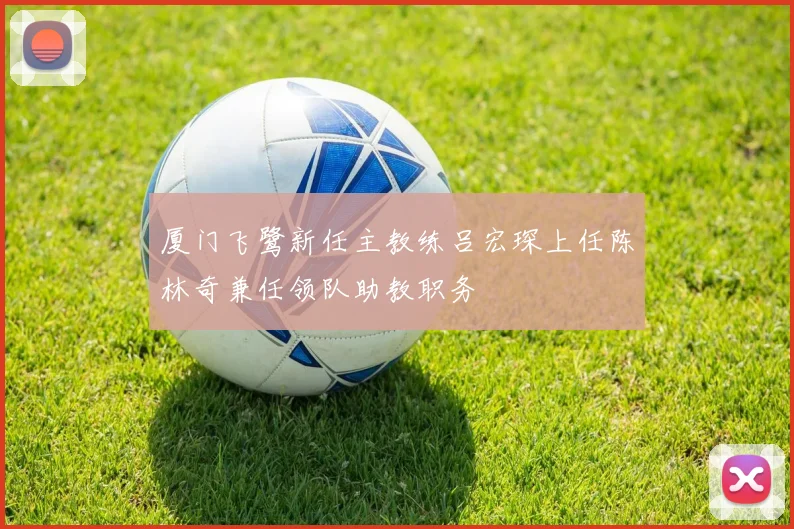 厦门飞鹭新任主教练吕宏琛上任陈林奇兼任领队助教职务