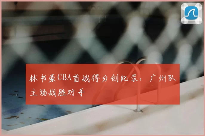 林书豪CBA首战得分创纪录，广州队主场战胜对手